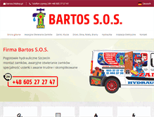 Tablet Screenshot of bartos.sos.pl
